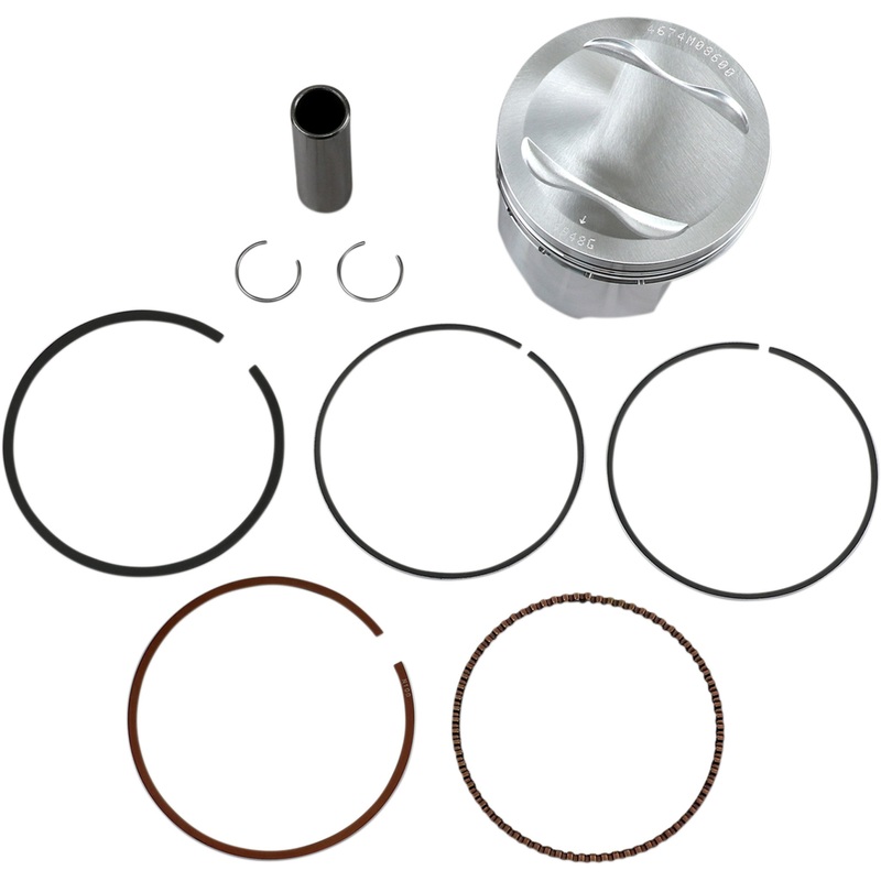 WISECO 0910-2916 4674M08600 Piston Kit Forged Series for 4-Stroke Piston Kit - 86.00 mm - Yamaha