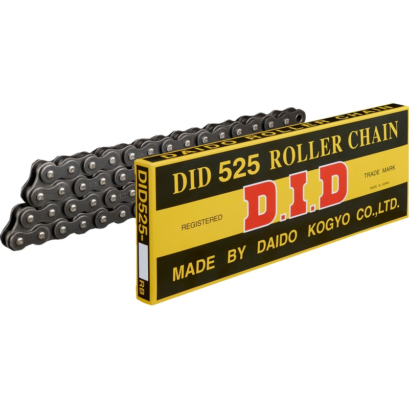 DID 1220-0543 M525X130RB Standard Series Non O-Ring Chain 525 Standard - Drive Chain - 130 Links