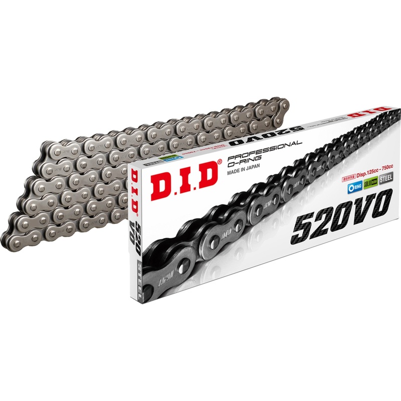 DID 1222-0385 M520VOX114FB 520VO Pro V Series O-Ring Chain 520VO - Pro V Series Drive Chain - 114 Links