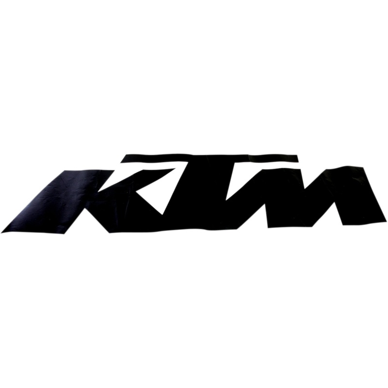 FACTORY EFFEX 4320-1875 19-94556 Die-Cut Logo Decal Die-Cut Decal - 3' - KTM Black