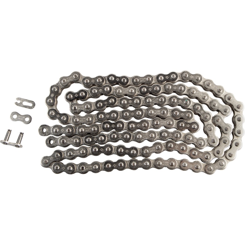 JT CHAINS 1220-0383 JTC520HDSNN120SL 520 HDS Ultimate Competition Chain 520 HDS - Ultimate Competition Chain - Nickel - 120 Links