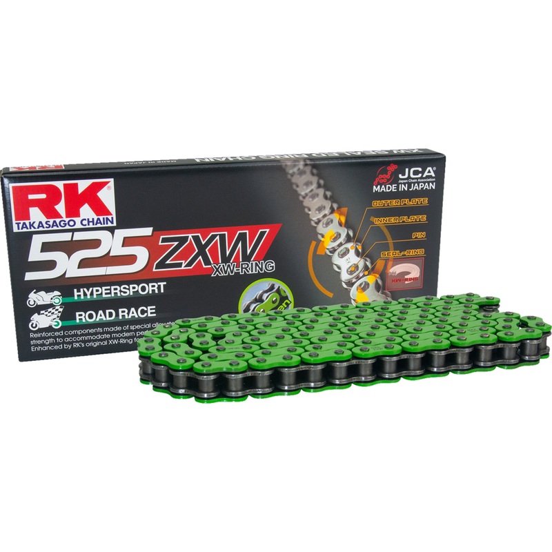 RK 1223-1925 MM525ZXW-120 525 ZXW Drive Chain 525 ZXW - Drive Chain - 120 Links - Green