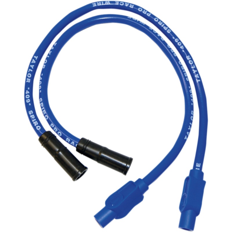 SUMAX 2104-0095 40634 409 Pro Race Custom-Fit Spark Plug Wire Kit Spark Plug Wire - 10.4 mm - Black - '99-'08 Blue