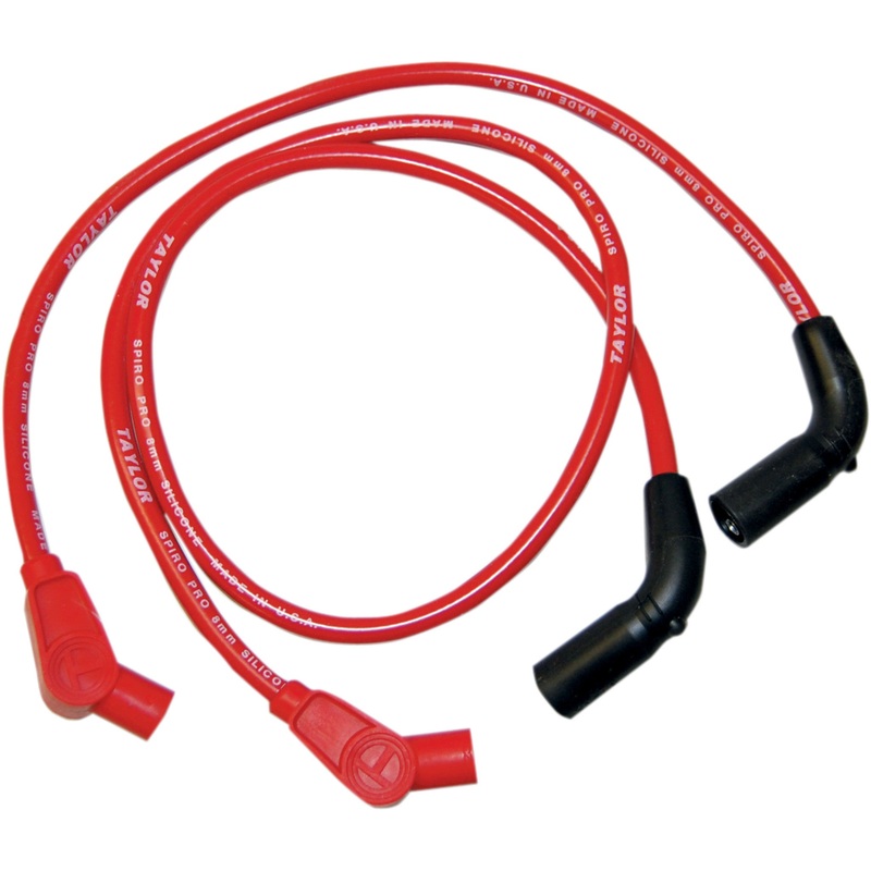 SUMAX 2104-0157 20236 Custom-Fit Spark Plug Wire Kit Spark Plug Wire - 8 mm - Red - '09-'16 FL