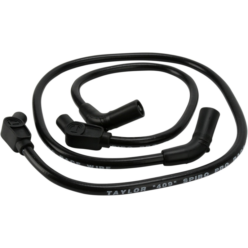 SUMAX 2104-0222 40036 409 Pro Race Custom-Fit Spark Plug Wire Kit Spark Plug Wire - 10.4 mm - Black - '09-'16 FL