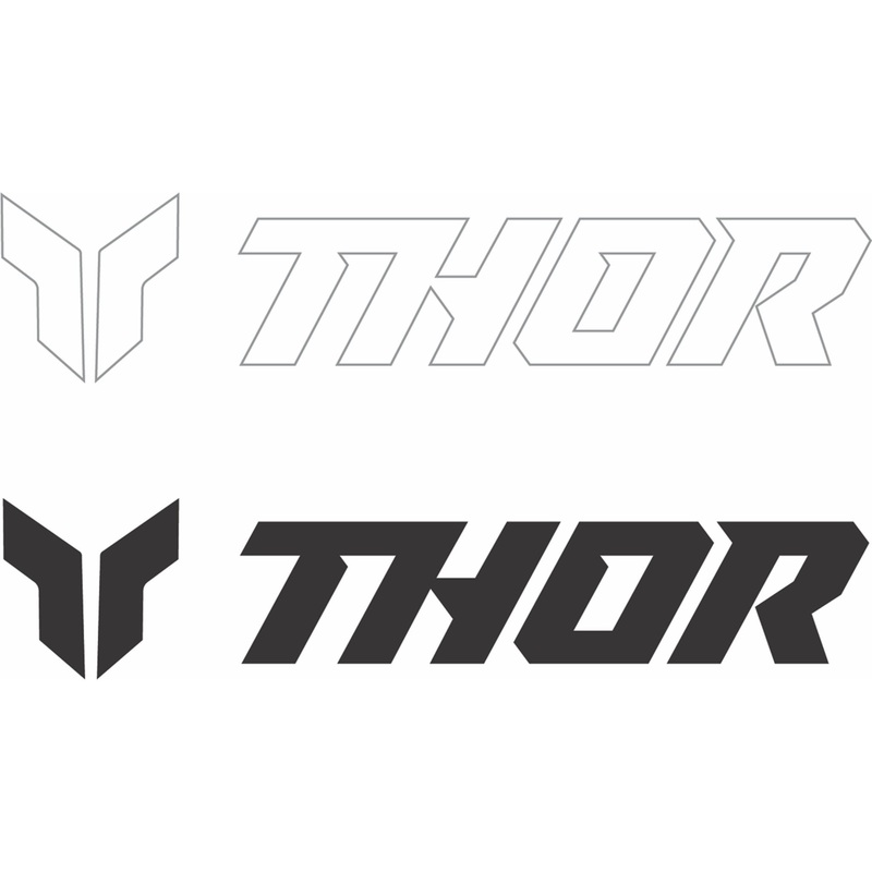 THOR 4320-2593 Decal Sheet 9" - black/white
