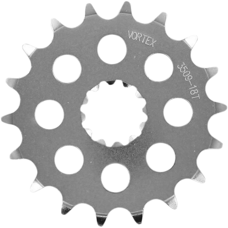 VORTEX 1212-0432 3509-18 Steel Countershaft Sprocket Front Sprocket - 18-Tooth