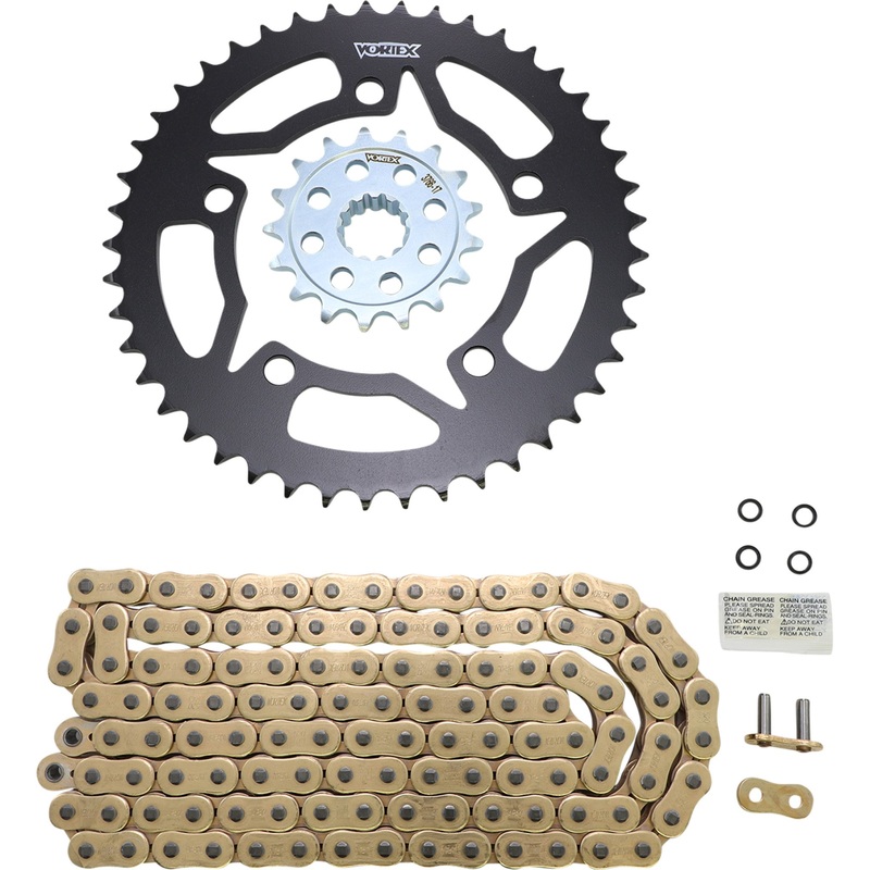VORTEX 1230-1525 CKG7618 Chain and Sprocket Kit Chain Kit - Gold