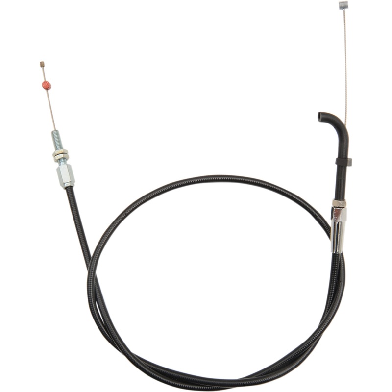 BARNETT 0650-1549 101-85-30014-06 Black Vinyl Throttle/Idle Cable for Victory Black Vinyl Throttle Cable for Victory - +6"