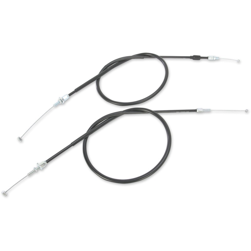 MOOSE OFFROAD 0650-1196 45-1021 Black Vinyl Throttle Cable Throttle Cable - Honda