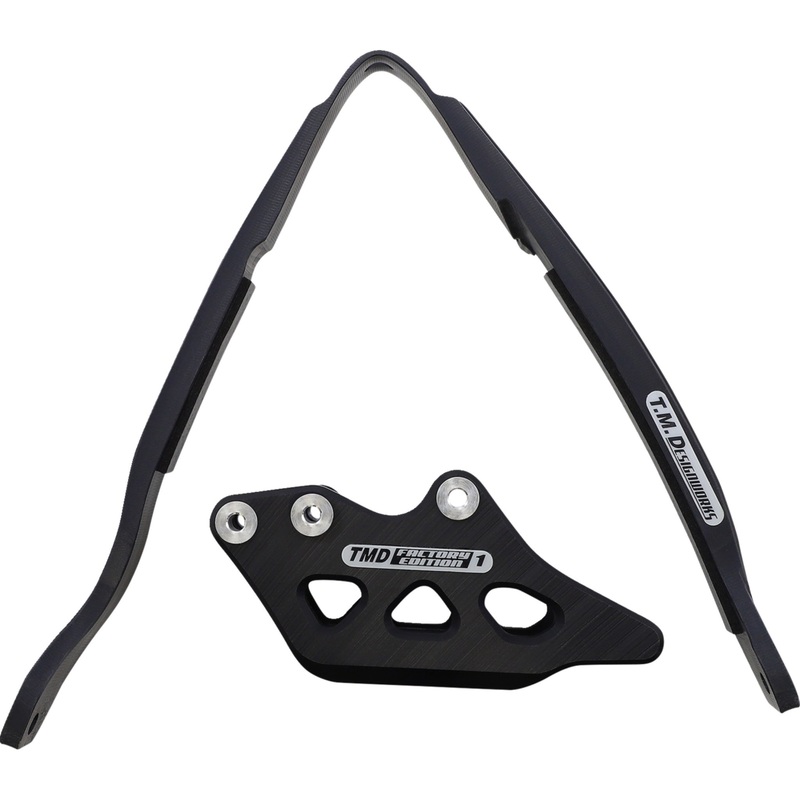 T.M. DESIGNWORKS 1231-1524 YCP-K09-BK Chain Guide and Slider Kit Chain Guide/Slider - Yamaha - Black
