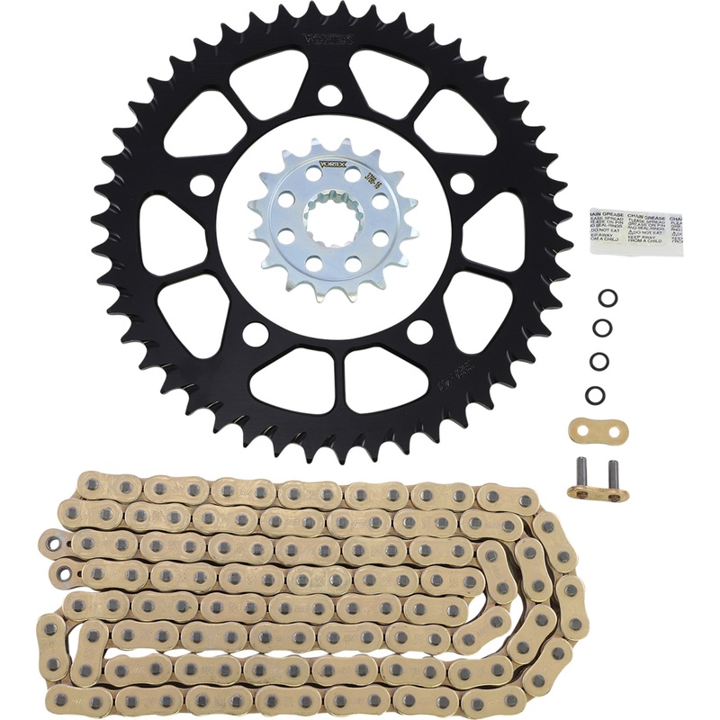 VORTEX 1230-1515 CKG7613 Chain and Sprocket Kit Chain Kit - Gold