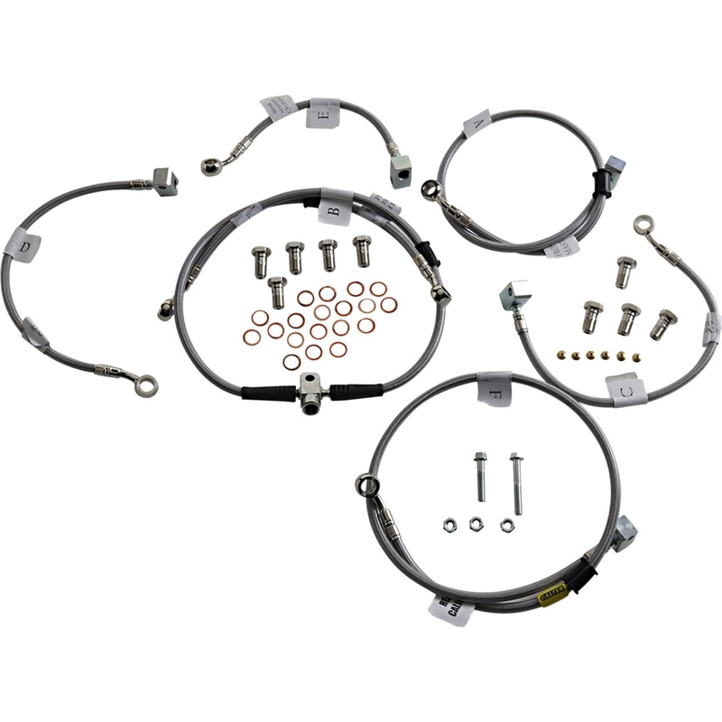 GALFER 1741-6051 FK003D924-7 Brake Line Kit Brake Line - Stainless Steel