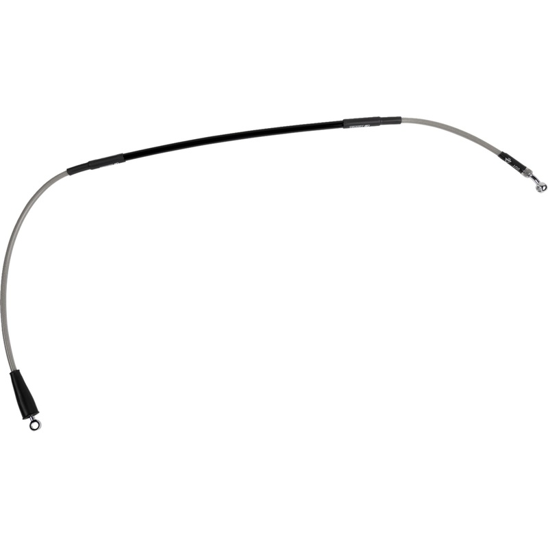 MOOSE OFFROAD 1741-6486 K01-1-041/P Stainless Steel Braided Brake Line Brake Line - Stainless Steel