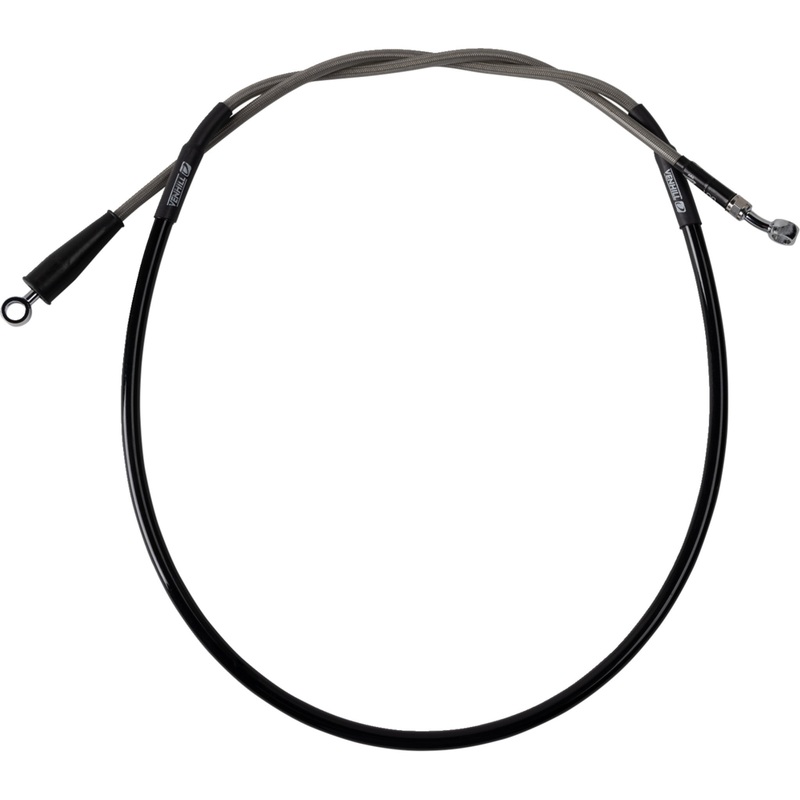 MOOSE OFFROAD 1741-6521 K02-1-029/P Stainless Steel Braided Brake Line Brake Line - Stainless Steel