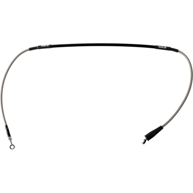 MOOSE OFFROAD 1741-6525 K02-1-034/P Stainless Steel Braided Brake Line Brake Line - Stainless Steel