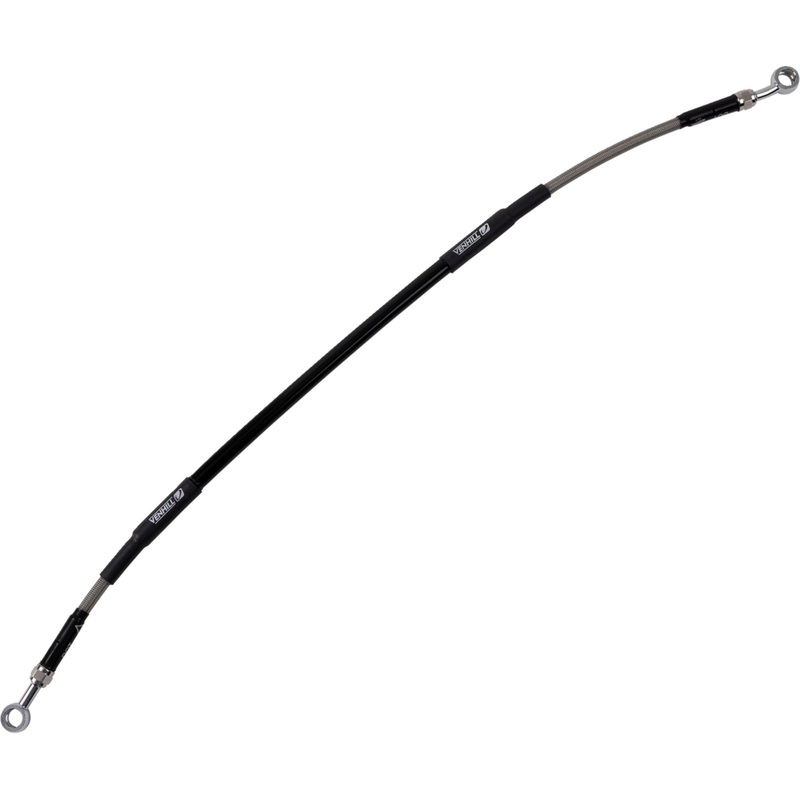 MOOSE OFFROAD 1741-6534 K02-2-037/P Stainless Steel Braided Brake Line Brake Line - Stainless Steel