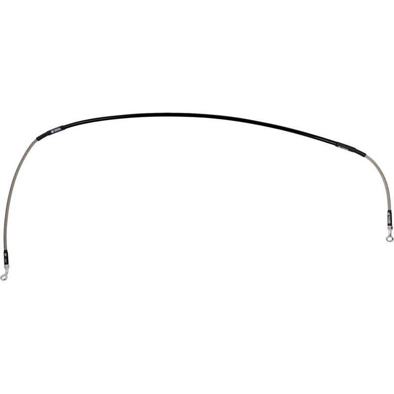 MOOSE OFFROAD 1741-6779 H02-1-073/P Stainless Steel Braided Brake Line Brake Line - Stainless Steel