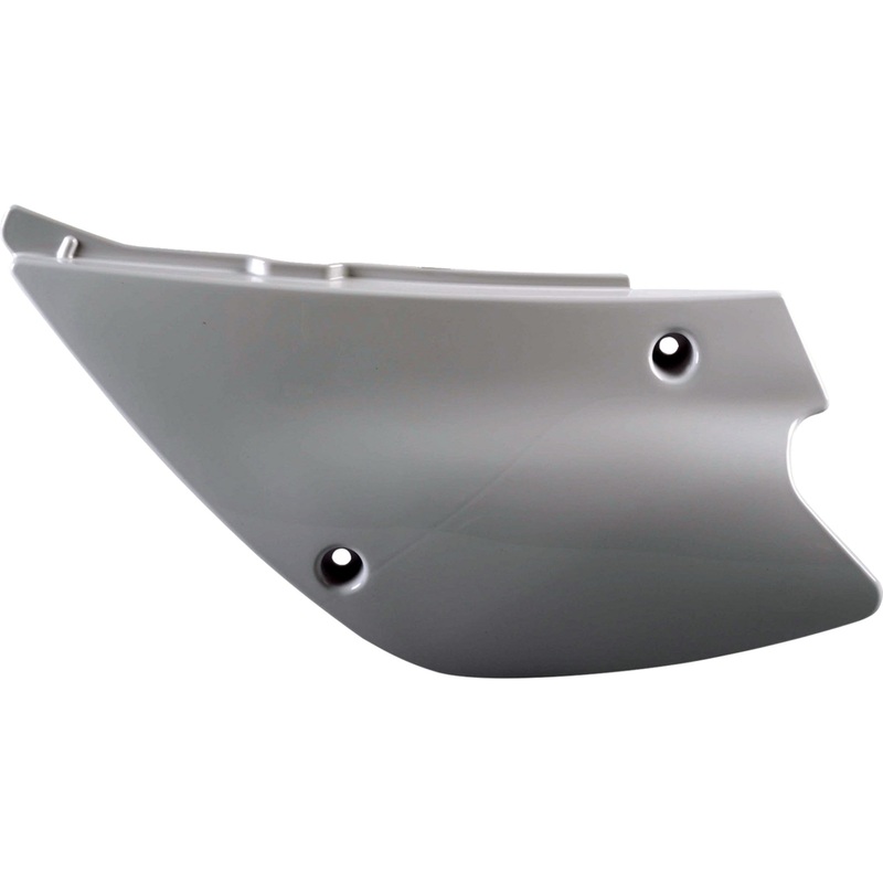 POLISPORT 0520-1737 8600500003 Side Panels For Kawasaki Side Panels - OEM White - KX 85/100