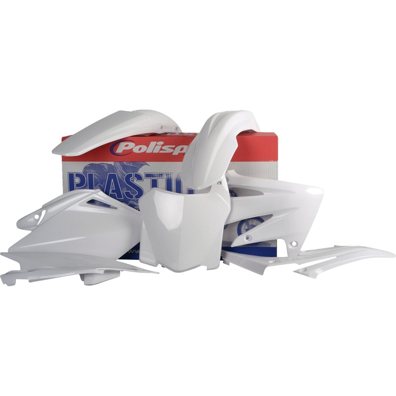 POLISPORT 0520-3493 90143 Body Kit For Honda Body Kit - Complete - White - CRF 250R