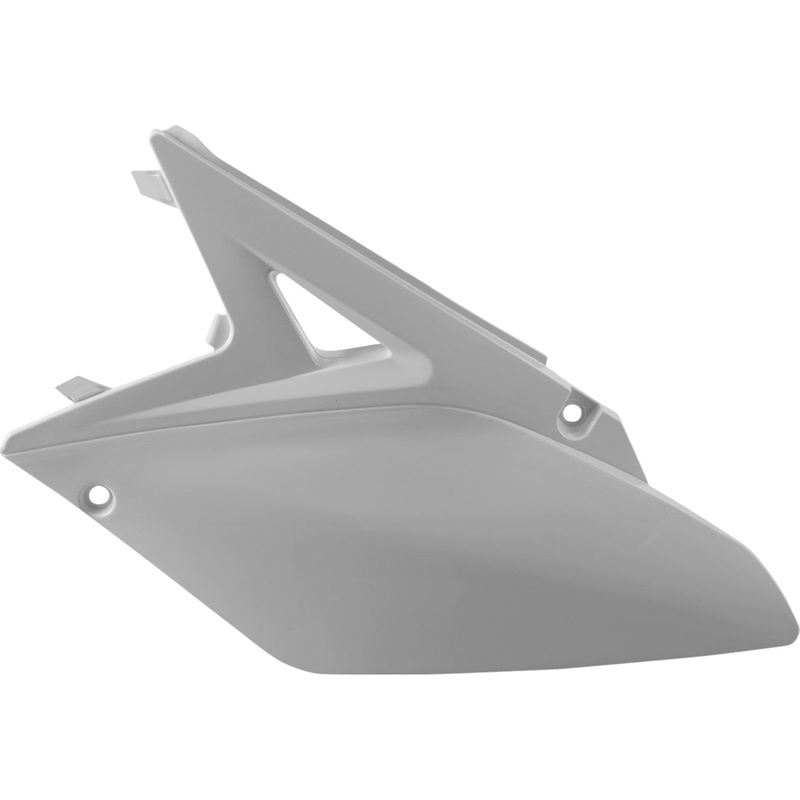 POLISPORT 0520-3693 8605200003 Side Panels For Suzuki Side Panels - White - RMZ 250