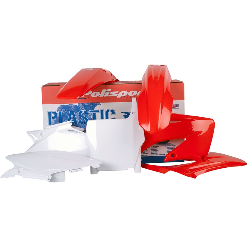 POLISPORT 1403-2181 90082 Body Kit For Honda Body Kit - OEM Red/White - CR 125R/250R