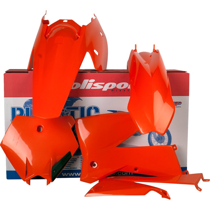 POLISPORT 1403-2577 90103 Body Kit For KTM Body Kit - OEM Orange - KTM