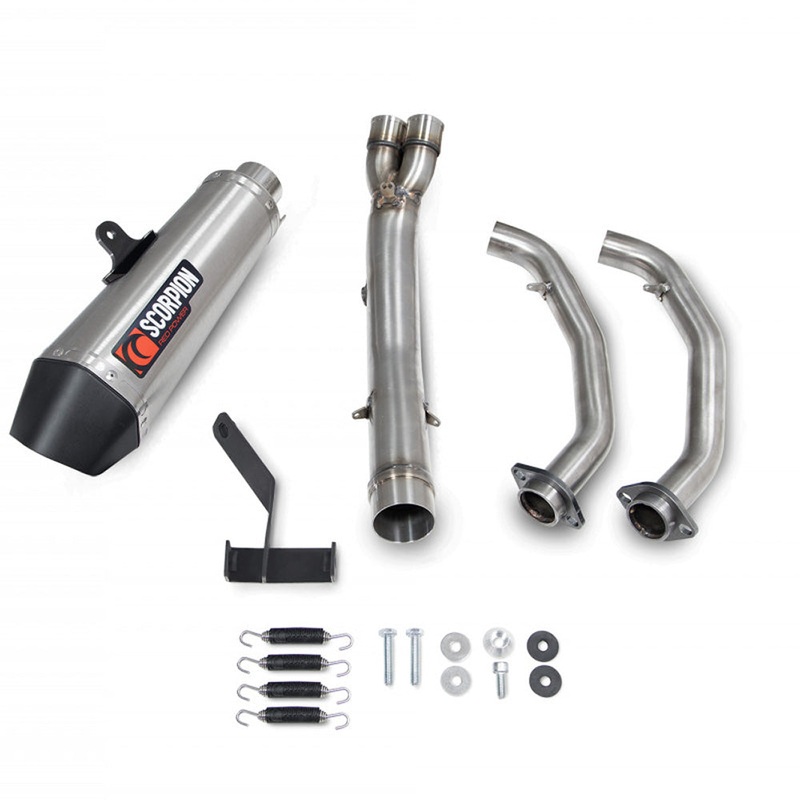 Ninja 650 17- Serket taper Full System S/Steel Scorpion (RKA139SYSSEO)