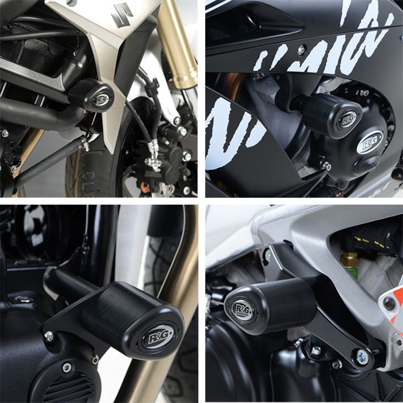 Aero no-cut Frame Sliders Race Tri 675 Dayt 13- R&G (CP0333BL)