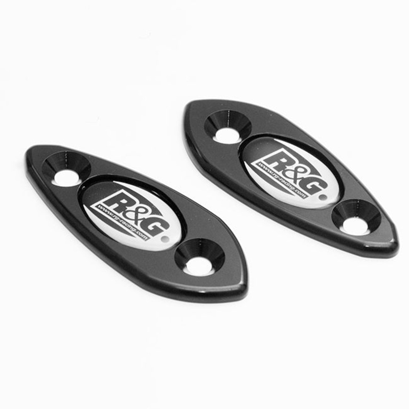 Mirror Blanking Plates Suzuk GSX-R1000/R 17- R&G (MBP0027BK)