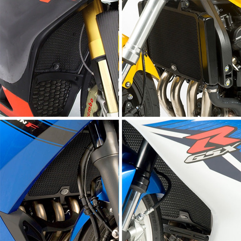 Titanium Racing Radiator Guard-GSX-R1000/R 17- R&G (RAD0216RACINGTI)