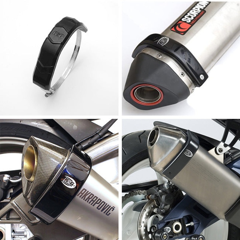 Tri Oval Exhaust Protector RHS R&G (EP0007BK2)