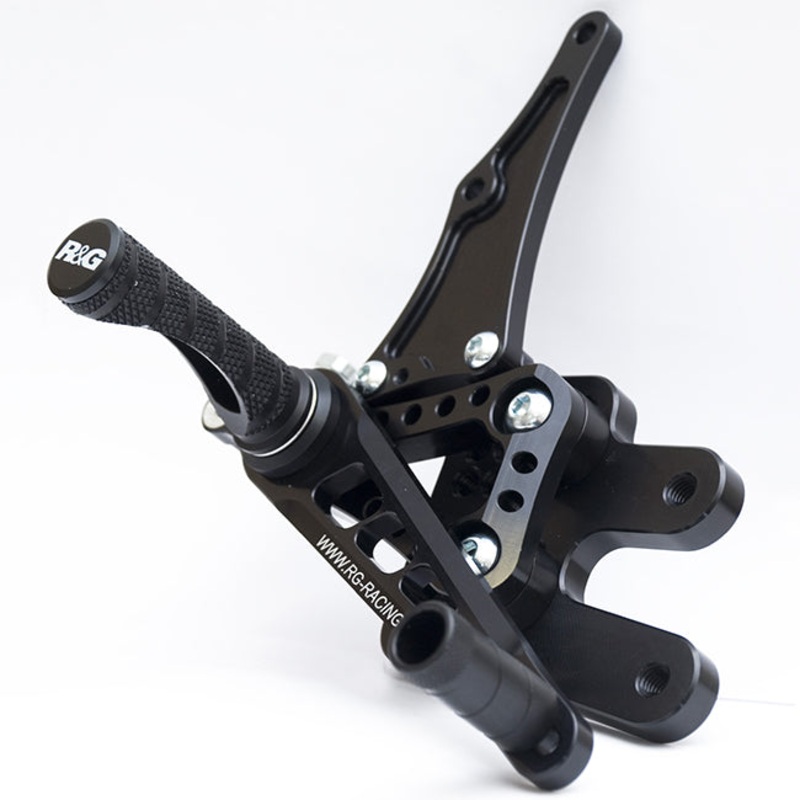 Rearsets Kawasaki ZX6/636 2019- R&G (RSET36BK)