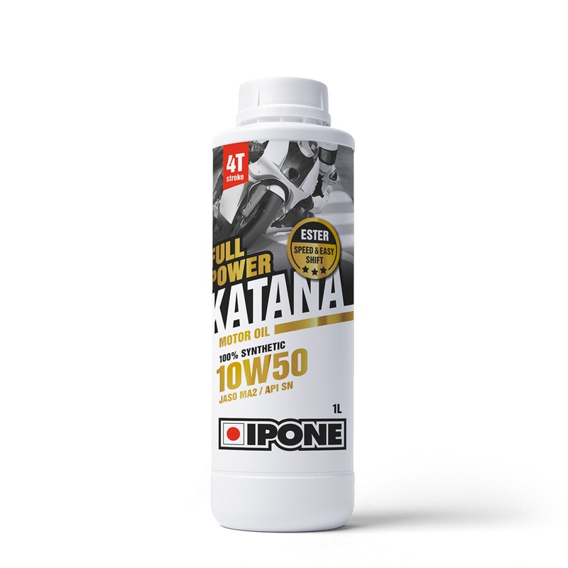 1L 10W50 Full Power Katana 100% Synthetic Oil IPONE. Supersede 801027 (800008)