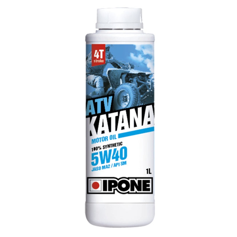 1L 5W40 Katana ATV 100% Synthetic Oil IPONE. Supersede 801158 (800163)