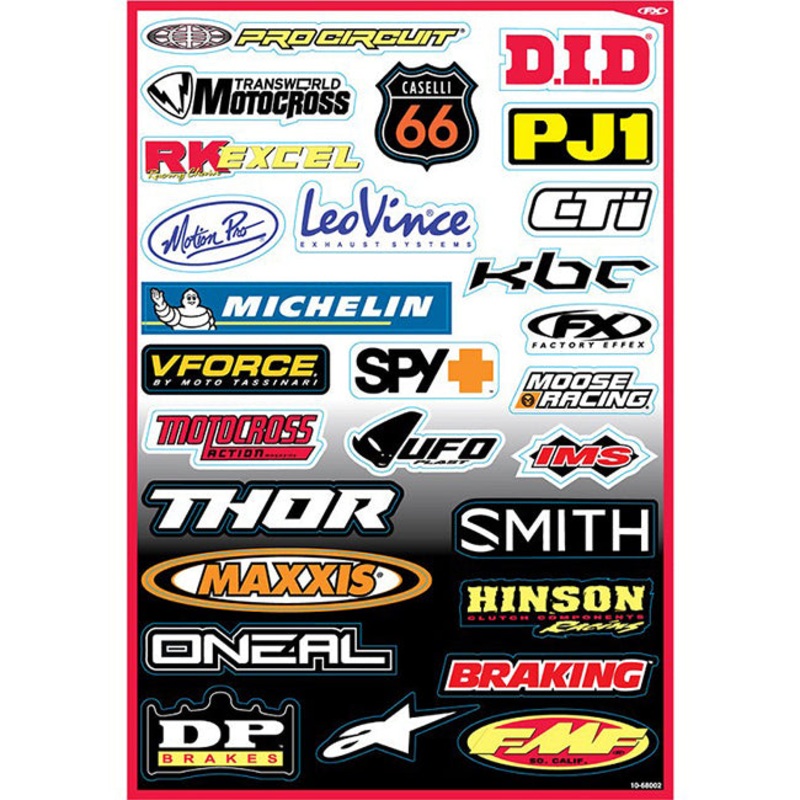 FACTORY EFFEX Sponsor Kit Stickers