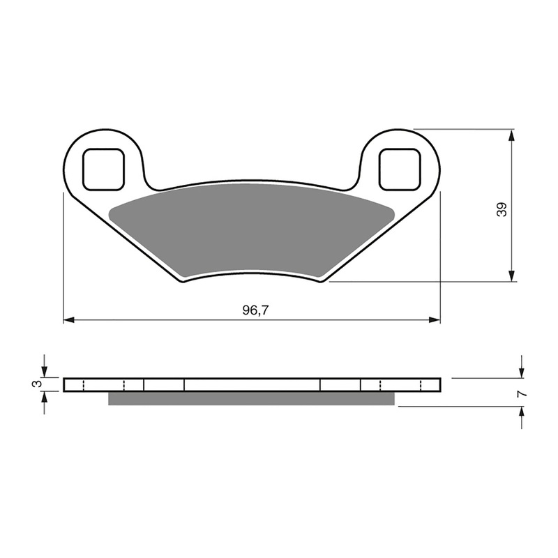 GOLDfren Brake Pads GF162 - S3