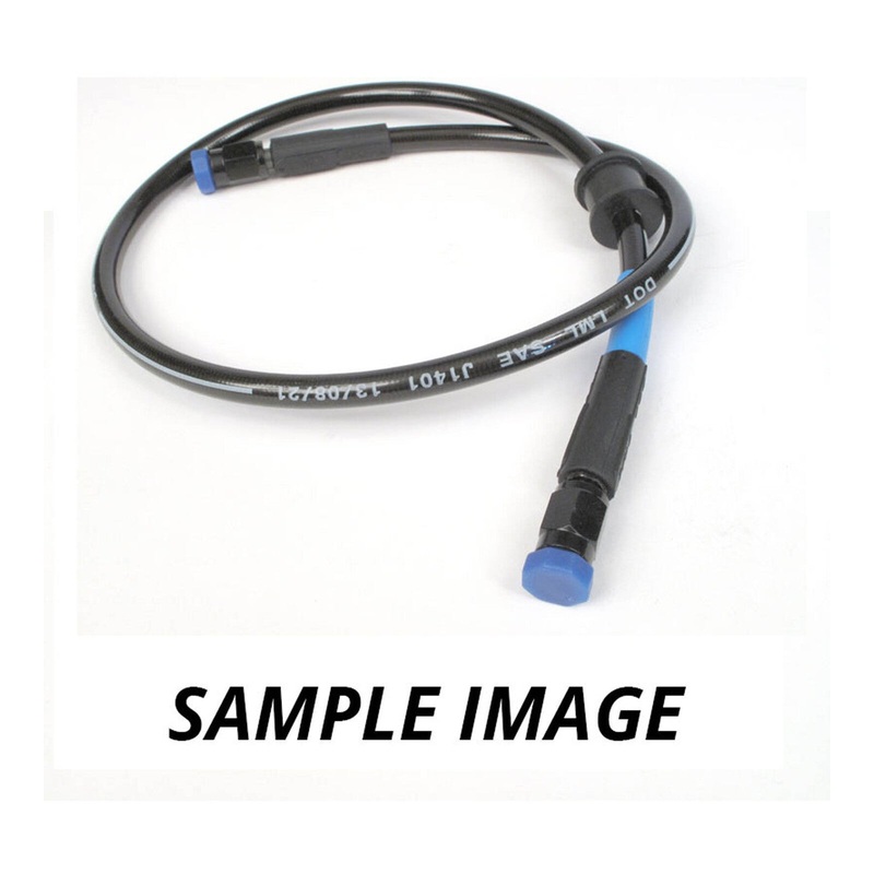 Whites Premade Brake Line - 550mm - (Dark Smoke)
