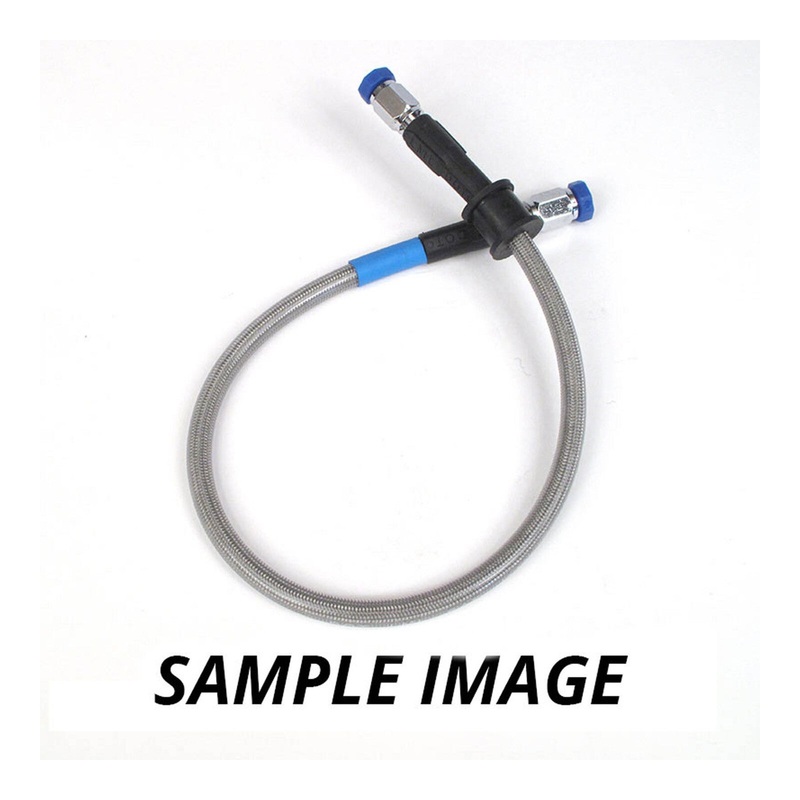 Whites Premade Brake Line - 800mm - (Chrome)
