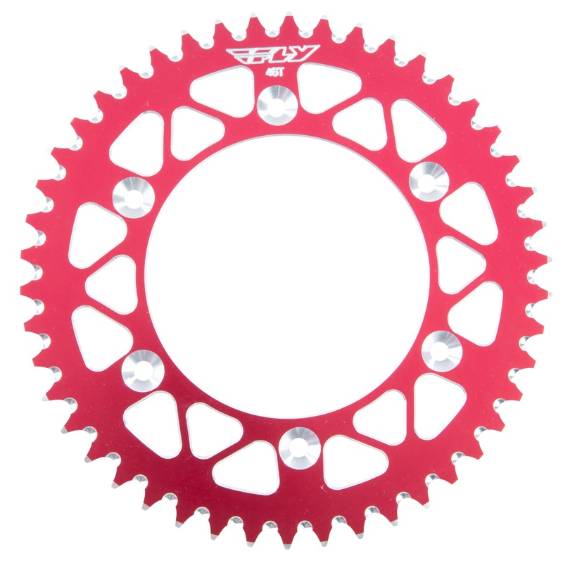 FLY RACING SPROCKET REAR 46T RED 225-46 RED