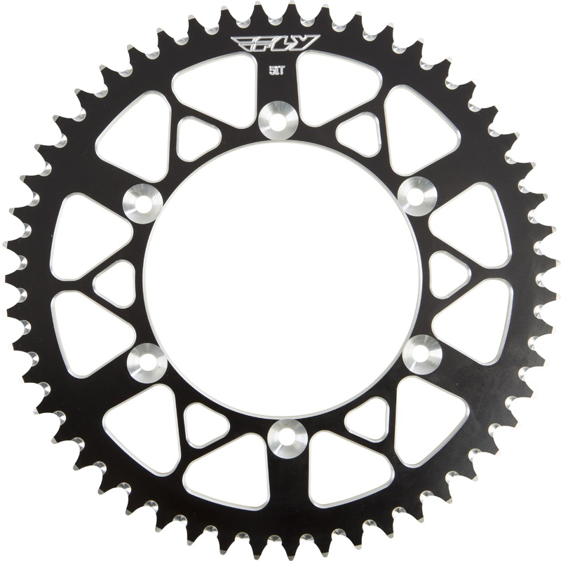 FLY RACING SPROCKET REAR 51T BLACK 208-51 BLK