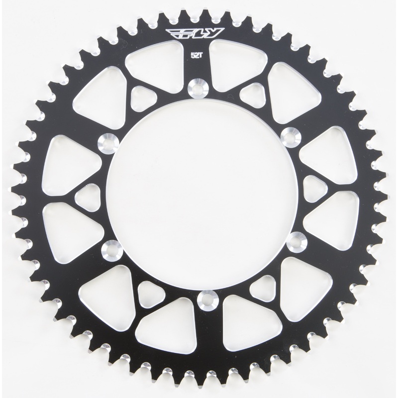 FLY RACING SPROCKET REAR 52T BLACK 422-52 BLK