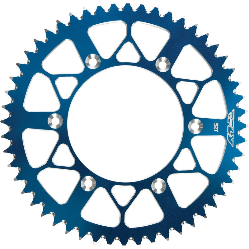 FLY RACING SPROCKET REAR 52T BLUE 208-52 BLU