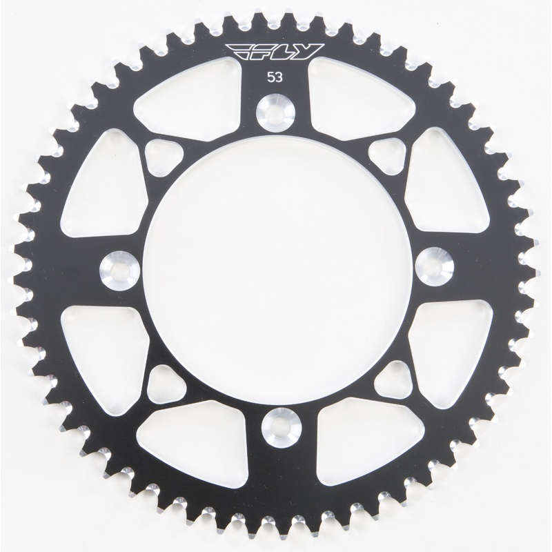 FLY RACING SPROCKET REAR 53T BLACK 201-53 BLK