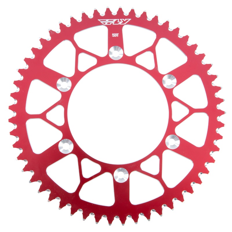 FLY RACING SPROCKET REAR 53T RED 225-53 RED