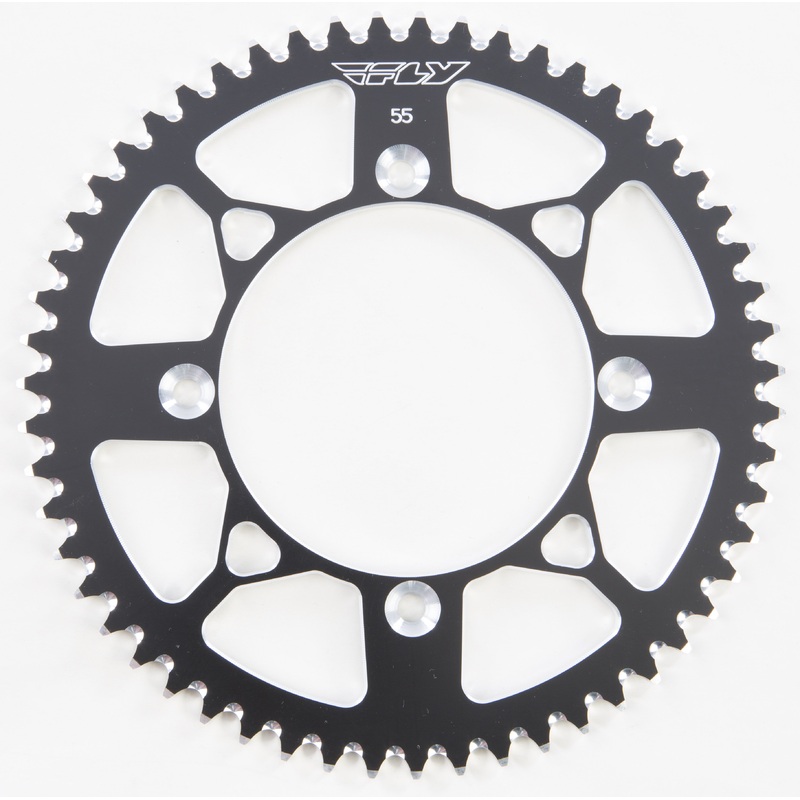 FLY RACING SPROCKET REAR 55T BLACK 201-55 BLK