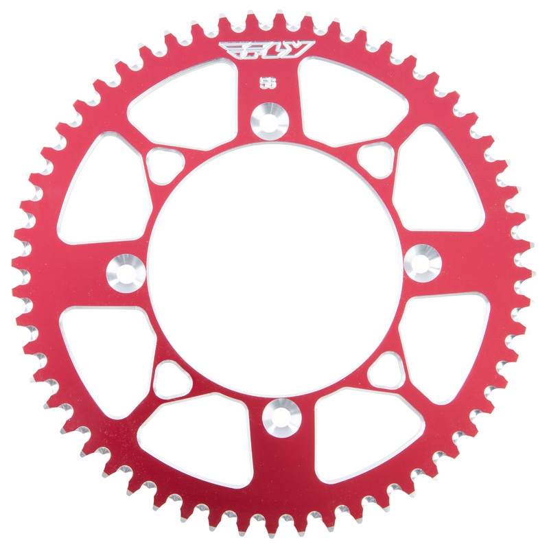 FLY RACING SPROCKET REAR 56T RED 201-56 RED