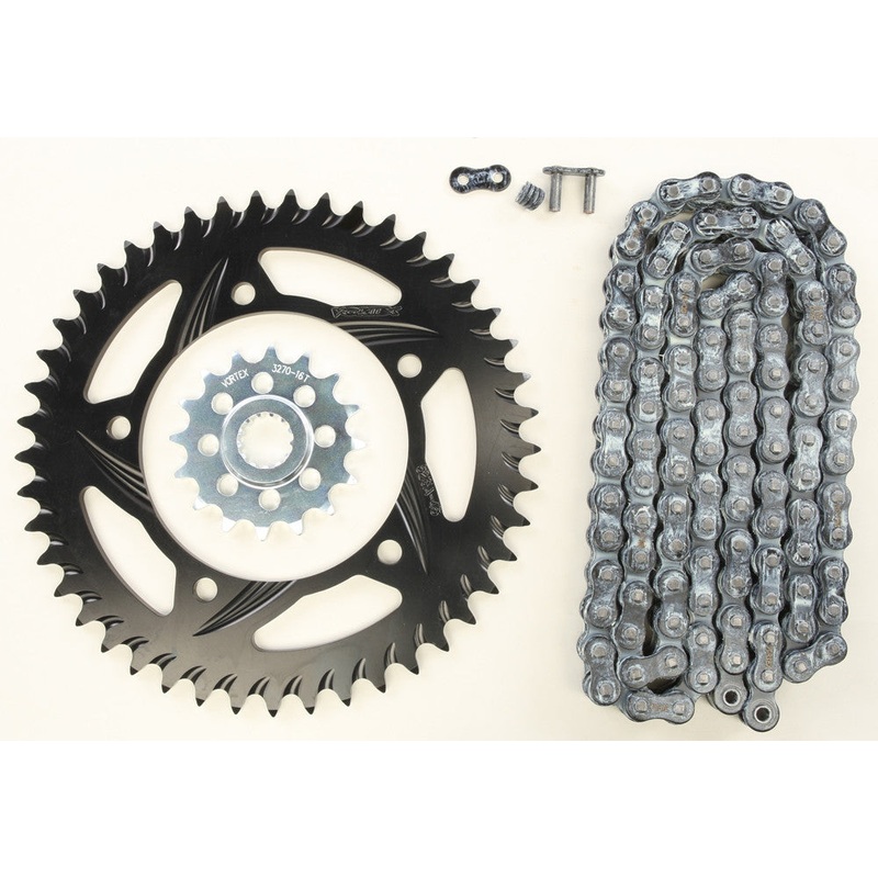 VORTEX SPROCKET/CHAIN KIT BLACK CK6305
