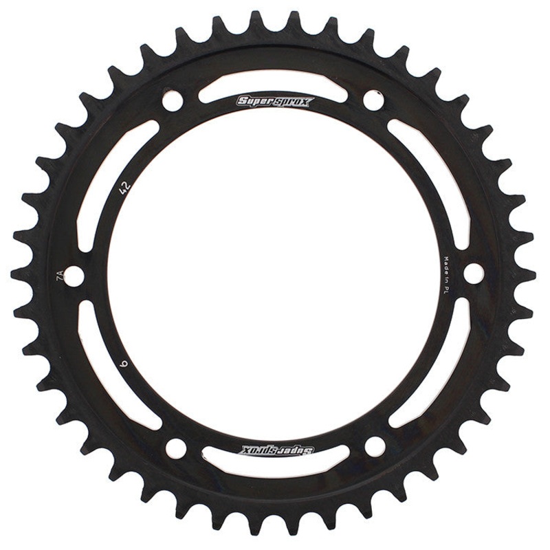 SUPERSPROX STEEL SPROCKET 42T BLACK RFE-6-42-BLK