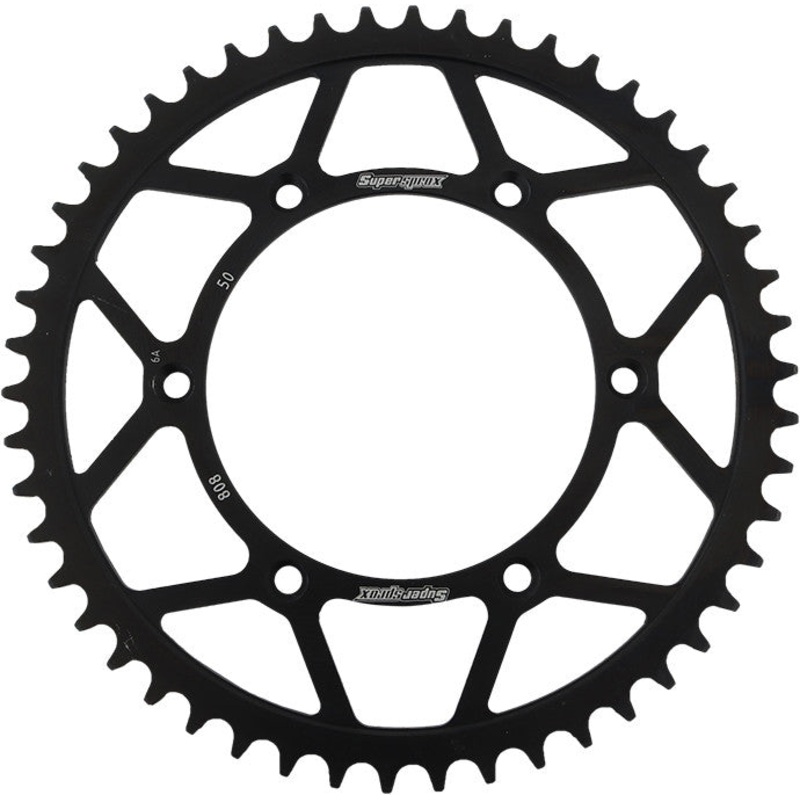 SUPERSPROX STEEL SPROCKET 50T BLACK RFE-808-50-BLK